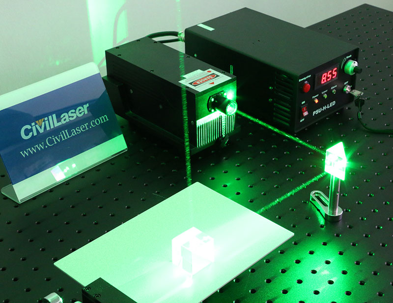 532nm 9W DPSレーザーシステム グリーン ダイオード励起光源